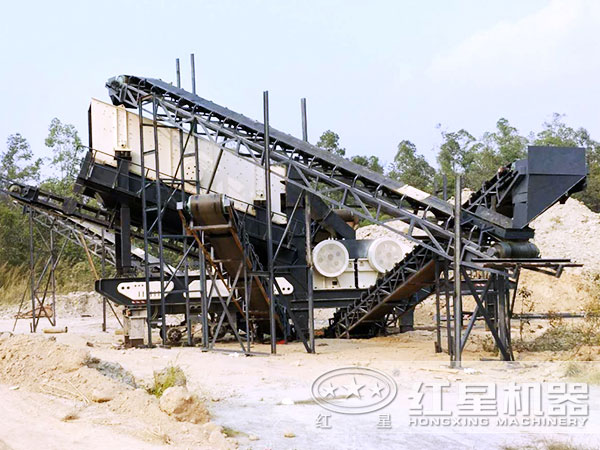 移動顎破作業(yè)現場